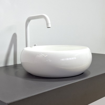 Раковина накладная Comforty 113, круглая, цвет белый