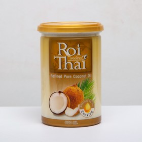 Кокосовое масло 100% ROI THAI, рафинированное, 600 мл
