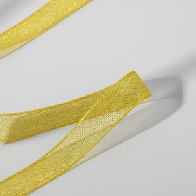 Лента капроновая, 6 мм × 30 ± 1 м, цвет жёлтый