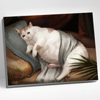 Картина по номерам 40 × 50 см «Толстый котик» 23 цвета - фото 20989406