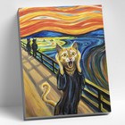 Картина по номерам «Кошачий крик», 40 × 50 см, 22 цвета - фото 319594942