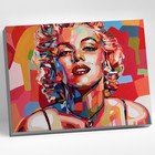 Картина по номерам 40 × 50 см «Поп-арт. Мерилин Монро» 24 цвета - фото 319594951