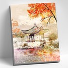 Картина по номерам 40 × 50 см «Японский пейзаж пастель» 26 цветов - фото 1360328