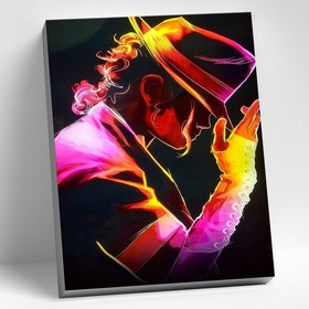 Картина по номерам 40 × 50 см «Майкл Джексон. Лунная походка» 15 цветов