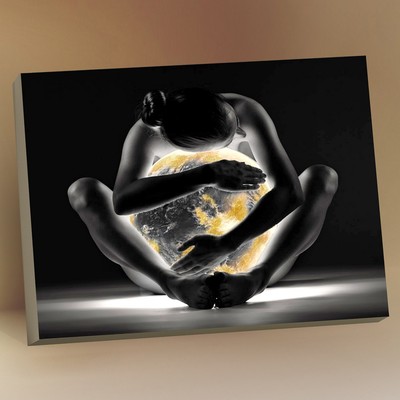 Картина по номерам «Объятия ночи», 10 цветов, с поталью 40×50 см