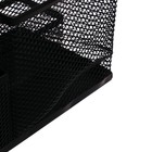 УЦЕНКА Подставка для канцелярских мелочей 3 отделения, сетка, черная - Фото 2