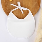 Нагрудник детский 18×18 см, микрофибра с ПВХ покрытием «Витоша», белый - Фото 2