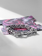 Браслет металл «Япония» отдыхающий дракон, цвет серебро, 20 см 9473110