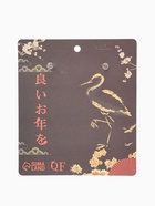 Серьги с жемчугом «Япония», аист и звёзды, цветные в золоте - Фото 7