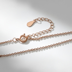 Кулон «Япония» рыбка, цвет красный в розовом золоте, 54 см - фото 25479126