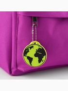 Светоотражающий элемент «Земля», двусторонний, 6×5.5 см, цвет МИКС - Фото 2