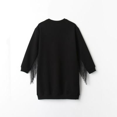 Платье для девочки MINAKU: Casual Collection, прямое, чёрное, рост 122 см