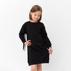 Платье для девочки MINAKU, цвет чёрный, рост 128 см - Фото 4