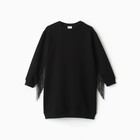 Платье для девочки MINAKU: Casual Collection, прямое, чёрное, рост 158 см - Фото 7