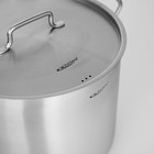 Кастрюля Катунь «Общепит», 15 л, d=30 см, h=22 см, капсульное дно, индукция, нержавеющая сталь - Фото 3