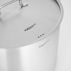 Кастрюля из нержавеющей стали «Общепит», 20 л, d=32 см, h=25 см, капсульное дно, индукция - Фото 4