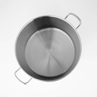 Кастрюля из нержавеющей стали «Общепит», 20 л, d=32 см, h=25 см, капсульное дно, индукция - Фото 6