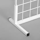 Сетка-стенд односторонняя 70×20,5×35 см, цвет белый (порошковое покрытие) - фото 8700870