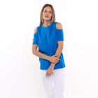 Футболка женская, цвет ярко-синий, размер 42 (S) - фото 22349307