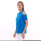 Футболка женская, цвет ярко-синий, размер 42 (S) - фото 22349308