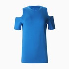 Футболка женская, цвет ярко-синий, размер 42 (S) - фото 22496400