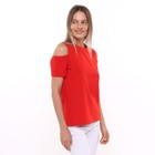 Футболка женская, цвет красный, размер 42 (S) - фото 22349319