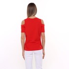 Футболка женская, цвет красный, размер 42 (S) - фото 22349321