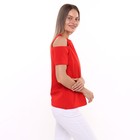 Футболка женская, цвет красный, размер 44 (M) - фото 22638418