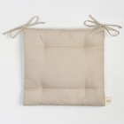 Подушка на стул «Этель» Calm, 42×42 см, бежевая - Фото 5