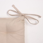 Подушка на стул «Этель» Calm, 42×42 см, бежевая - Фото 6