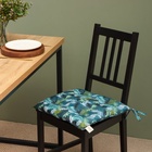 Сидушка Этель "Папоротник" 42х42 см, 80% хл, 20% пэ, сатин 110 г/м2 - фото 805658994