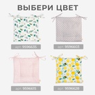 Сидушка Этель "Папоротник" 42х42 см, 80% хл, 20% пэ, сатин 110 г/м2 - фото 809119176