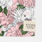 Дорожка на стол Этель «Попугай» 40×149 см, 80% хлопок, 20% пэ, сатин 110 г/м², розовая - Фото 6