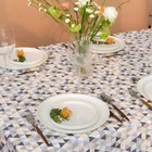 Скатерть Этель "Треугольники" 110х149 см, 80% хл, 20% пэ, сатин 110 г/м2 - фото 22349538