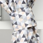 Шторы для кухни «Этель. Треугольники», 149×180 см - 2 шт., подхваты - 2 шт. - Фото 3