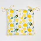 Сидушка Этель "Лимонад" 42х42 см, 80% хл, 20% пэ, сатин 110 г/м2 9596628