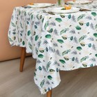 Скатерть Этель "Домашние растения" 149х220 см, 80% хл, 20% пэ, сатин 110 г/м2 - фото 805659187