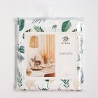 Скатерть Этель "Домашние растения" 149х220 см, 80% хл, 20% пэ, сатин 110 г/м2 - фото 805659189