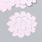 Заготовка из фоамирана «Цветок завиток», 10×9.5 см, набор 5 шт., ребристые нежно-розовый 9802206 - фото 16995589