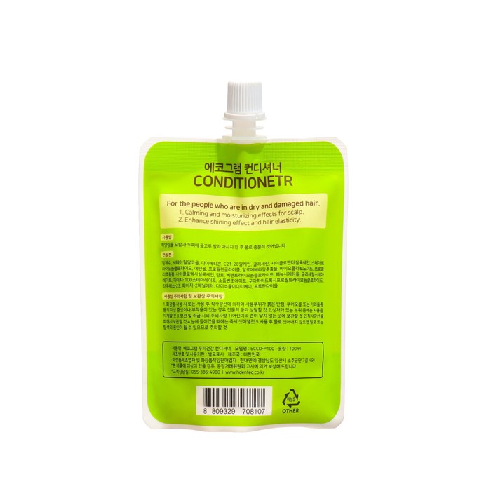 Кондиционер для волос Ecogram, 100 мл 36636