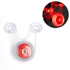 Фонарь велосипедный задний «Мастер К», 1 диод, 3 режима, CR2032, красный - Фото 1