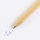 Эко-ручка шариковая «Дорогому учителю», синяя паста, пишущий узел 1 мм. - Фото 6