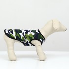 Майка для животных, 2XL (ДС 45, ОГ 55 см), камуфляж - фото 24200659