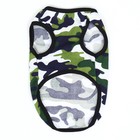 Майка для животных, 2XL (ДС 45, ОГ 55 см), камуфляж - фото 24200663