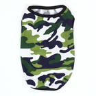 Майка для животных, 2XL (ДС 45, ОГ 55 см), камуфляж - фото 24200664