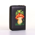 Кошелёк на молнии, цвет чёрный (комплект 2 шт) - фото 26903029