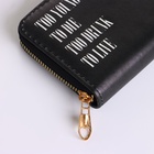 Кошелёк на молнии, цвет чёрный 9494859 - фото 16132584