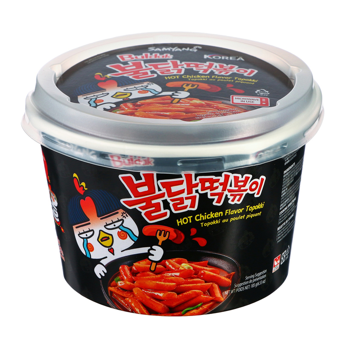Токпокки острые со вкусом курицы в соусе бульдак, 185 г - Фото 1
