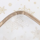 Фартук Доляна Снежинки золотые 70×80 см, 100% п/э - Фото 6
