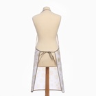 Фартук Доляна Снежинки золотые 70×80 см, 100% п/э - Фото 8